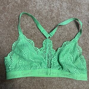 Victoria's Secret Mint Green Lace Bralette size M
